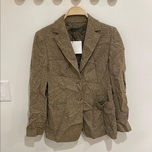 VESTIMENTA Women's Two-Button Notch Collar Blazer (Missing Size)